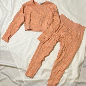 AYBL Women's Peach Leggings Set